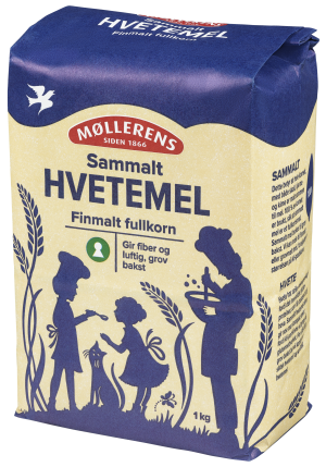 Møllerens Hvetemel sammalt finmalt - Left