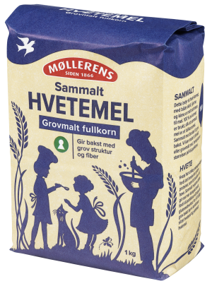 Møllerens Hvetemel sammalt grovmalt - Left