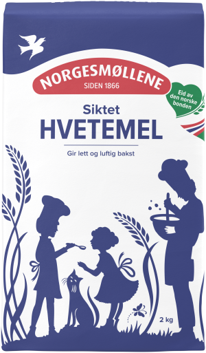 Norgesmøllene Hvetemel siktet - Front